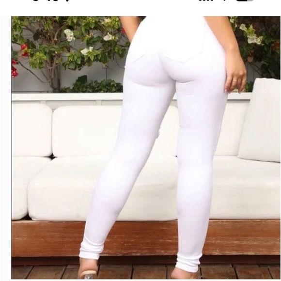 Fashion Nova Glistening Jeans - Picture 2 of 3